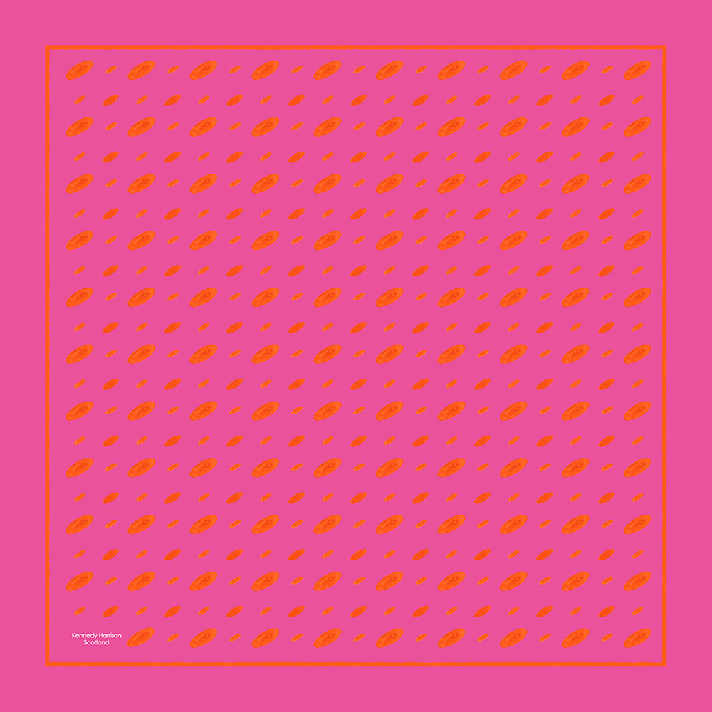 OVALS - PINK ORANGE