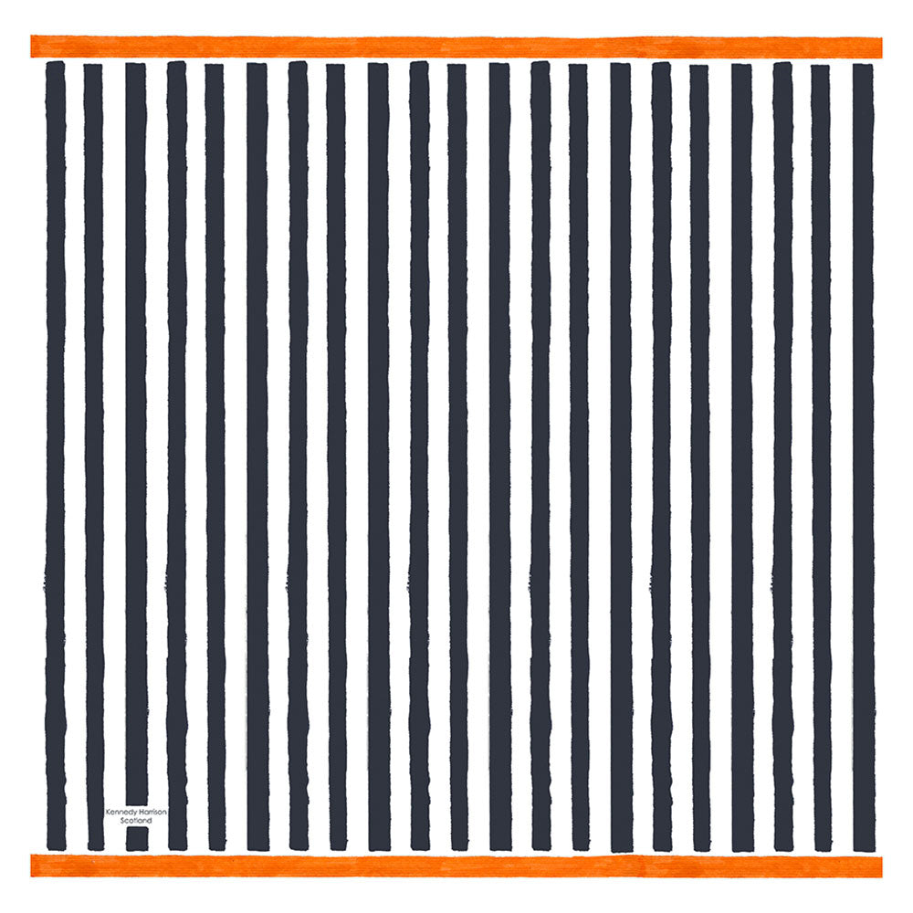 STRIPE - BLUE ORANGE