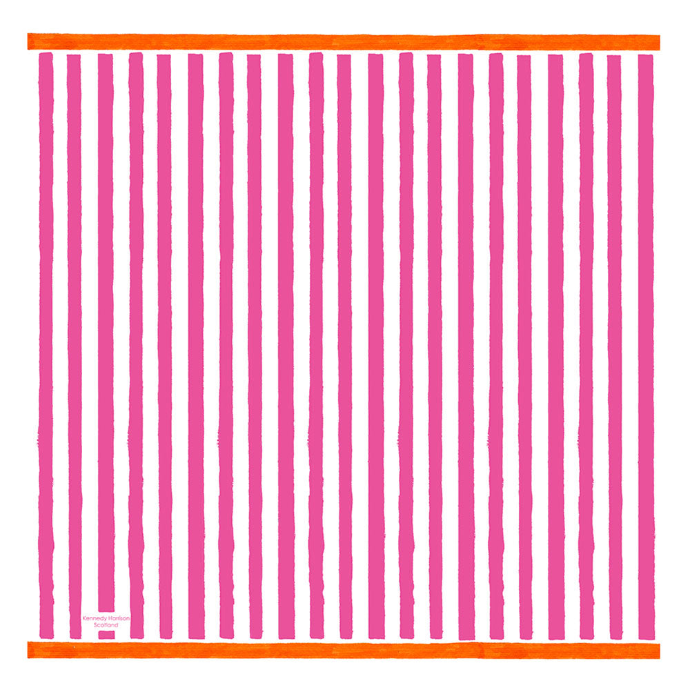 STRIPE - PINK ORANGE