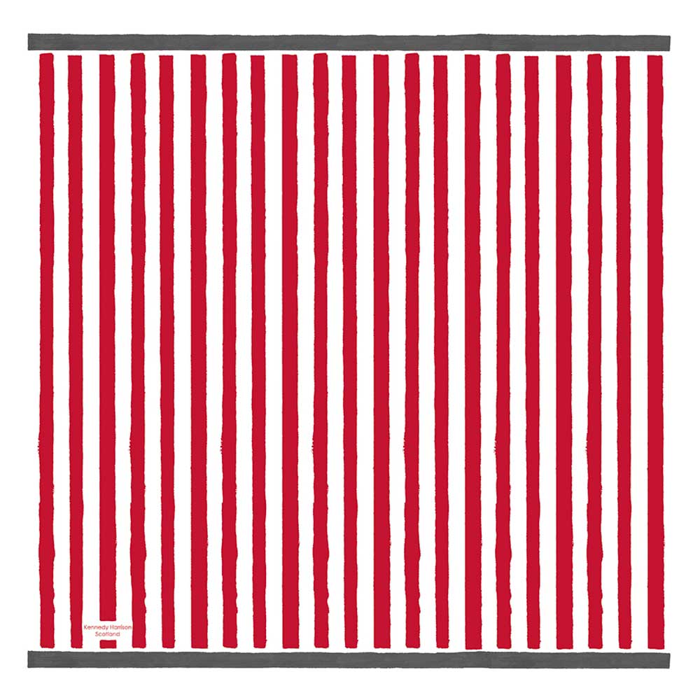STRIPE - RED GREY